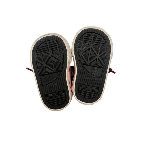 Converse Red‎ and Black Shoes Size 2 - Picture 4 of 6